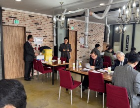 2026년 3월 12일 전국장로회연합회 회관에서 진행된 지연합회장 간담회 사진입니다.